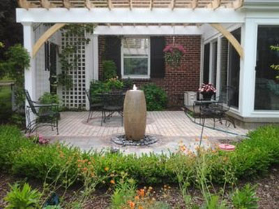 Courtyard Patio Landscape